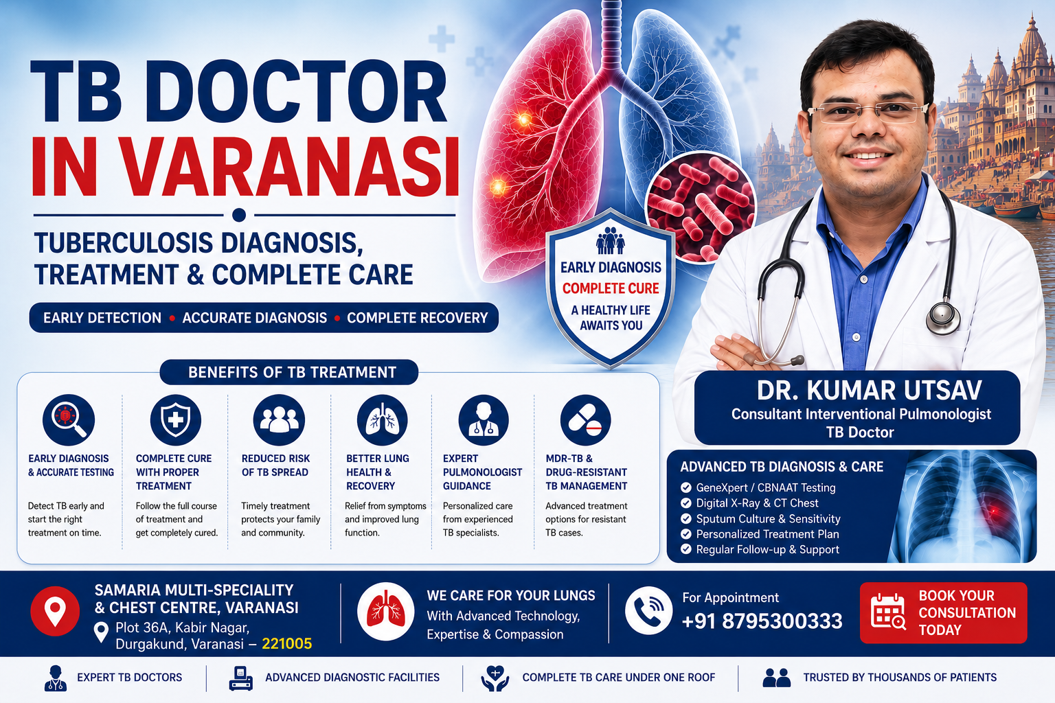 TB Doctor in Varanasi - Tuberculosis Diagnosis and Treatment